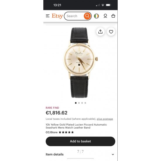  Lucien Piccard 14K Seashark